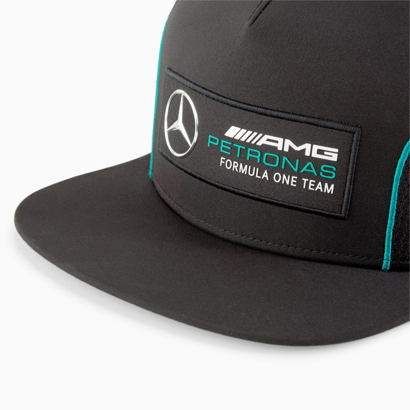 Gorras Puma Mercedes F1 Planos Brim Negros | 67928OWFL