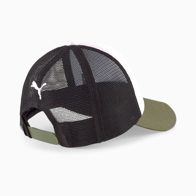 Gorras Puma Porsche Legacy Trucker Verdes | 42056HJTM