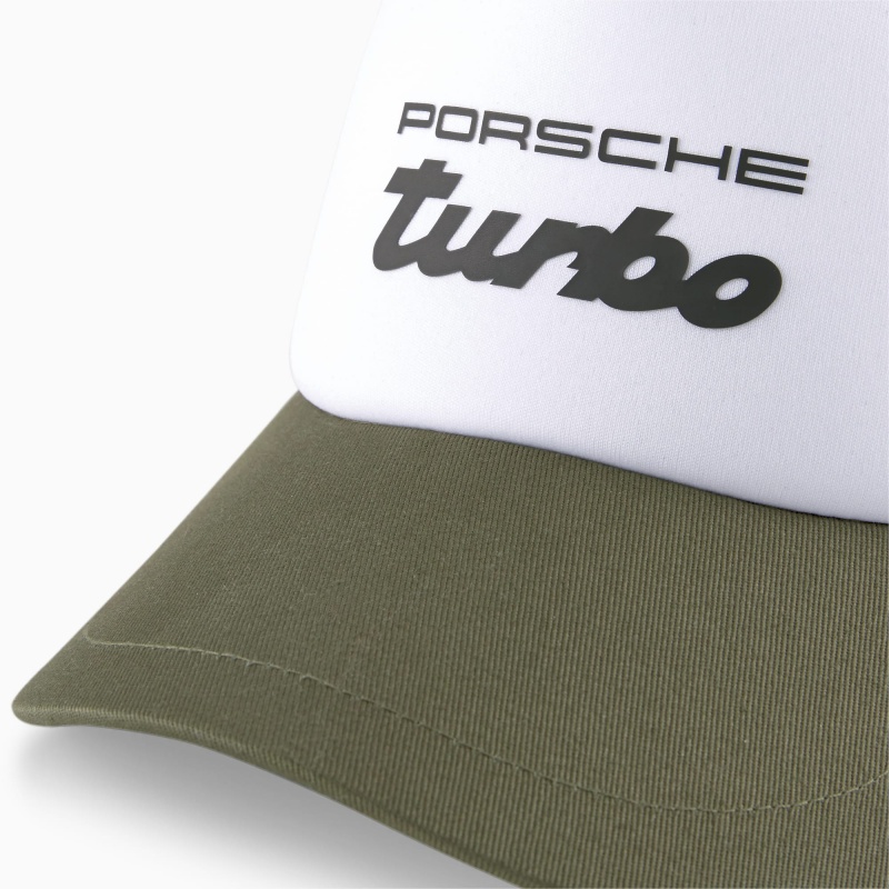 Gorras Puma Porsche Legacy Trucker Verdes | 42056HJTM
