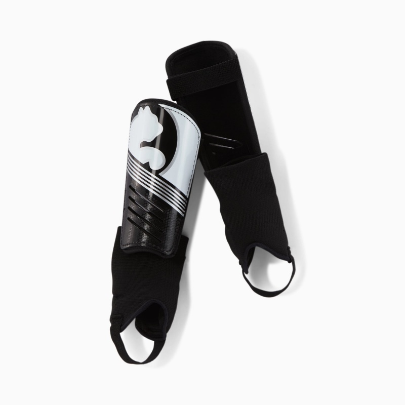 Guards Puma ProCat Technique Shin Guards Black/White | 06915VMOG