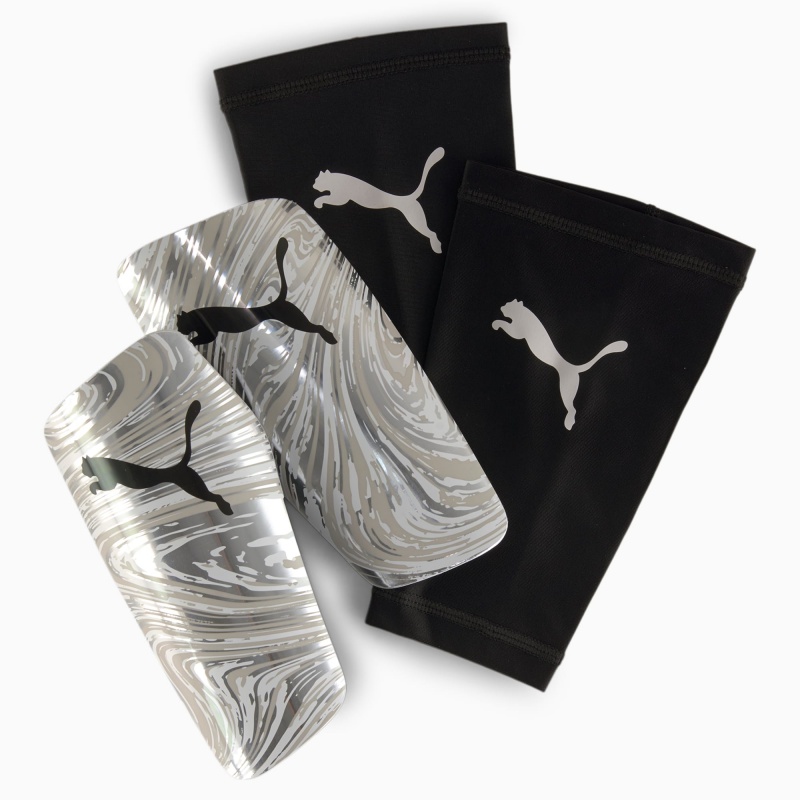 Guards Puma Standalone Shin Negros Blancos | 24691BETO