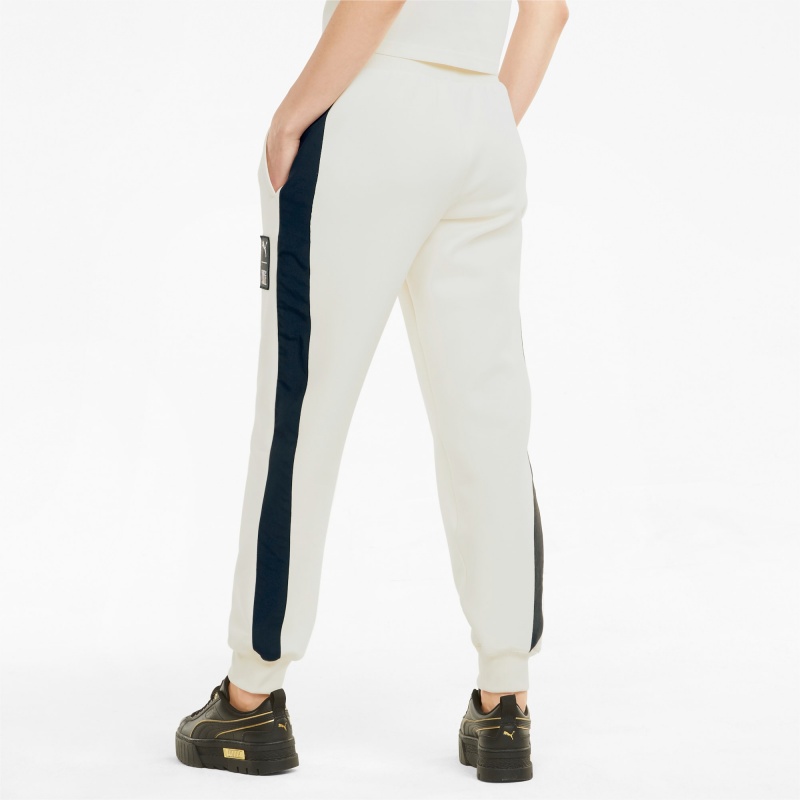 Jogger Pants Puma PUMA x FIRST MILE Double Knit Ivory Glow | 43072JBCM