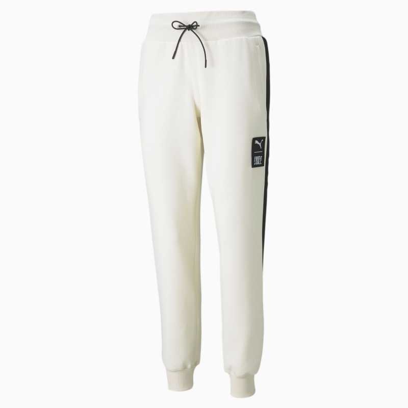 Jogger Pants Puma PUMA x FIRST MILE Double Knit Ivory Glow | 43072JBCM