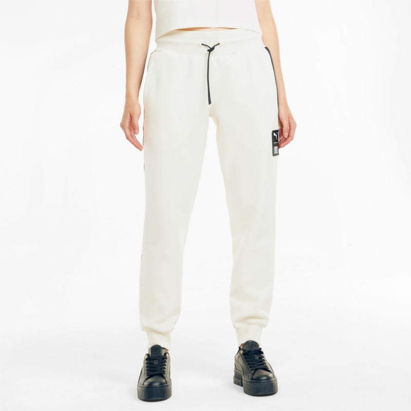 Jogger Pants Puma PUMA x FIRST MILE Double Knit Ivory Glow | 43072JBCM