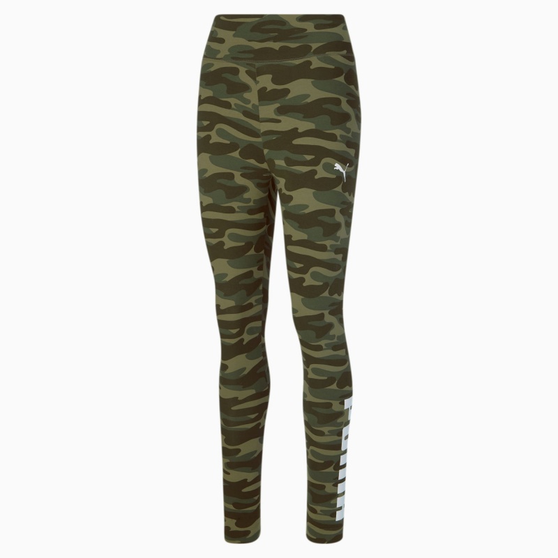 Leggins Puma Essentials+ Camo Grape Leaf | 64875NZVI