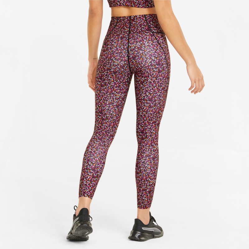 Leggins Puma Forever Luxe Estampados Entrenamiento Negros | 17390MSKD