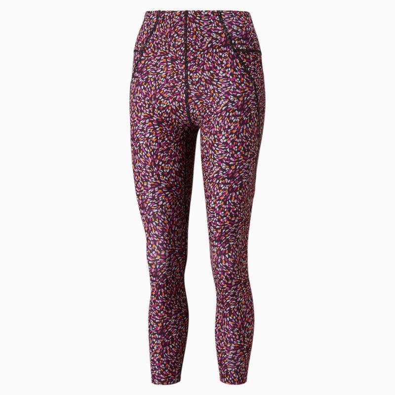 Leggins Puma Forever Luxe Estampados Entrenamiento Negros | 17390MSKD