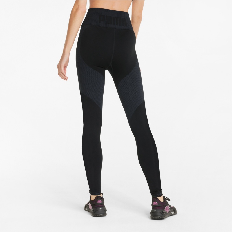 Leggins Puma FormKnit Seamless High Cintura 7/8 Entrenamiento Negros | 31298FGRE