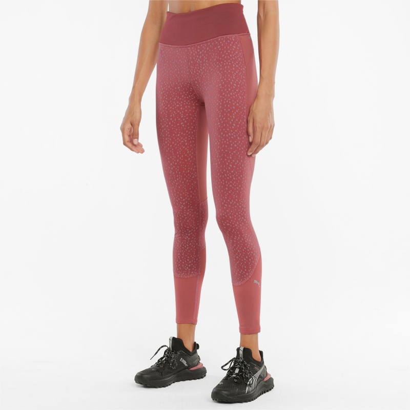 Leggins Puma High Cintura Full-Length Correr Mauvewood | 05813RSAY