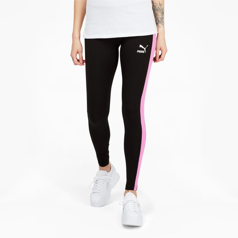 Leggins Puma Iconic T7 Negros | 39680VWMX