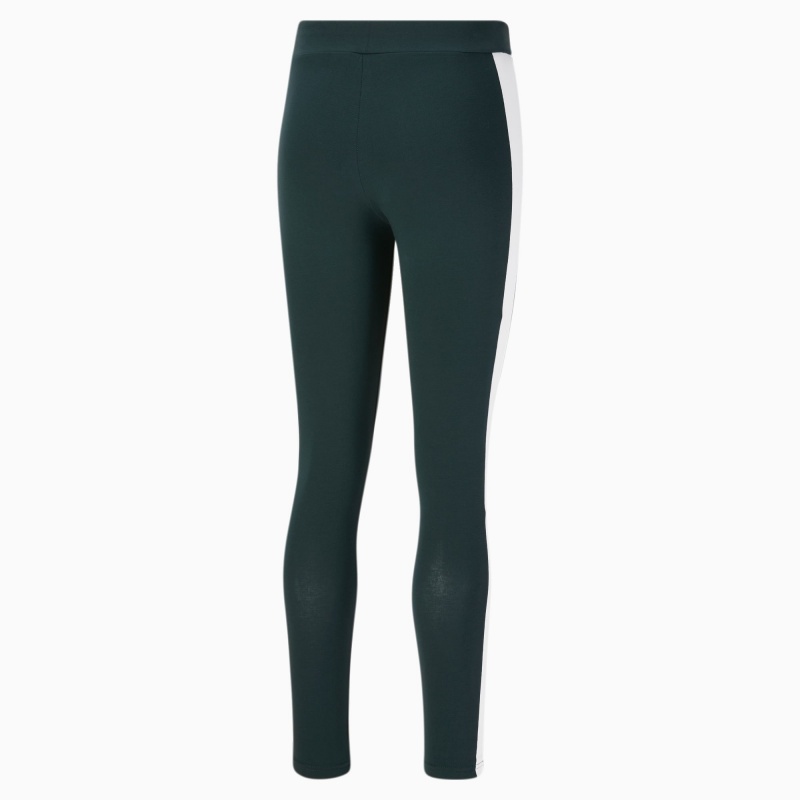 Leggins Puma Iconic T7 Verdes | 21703OMVW