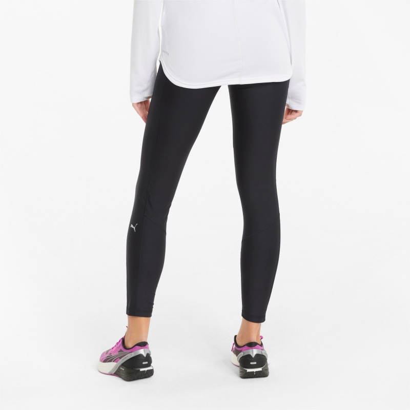 Leggins Puma Marathon High Cintura Full-Length Correr Negros | 47906QXEB