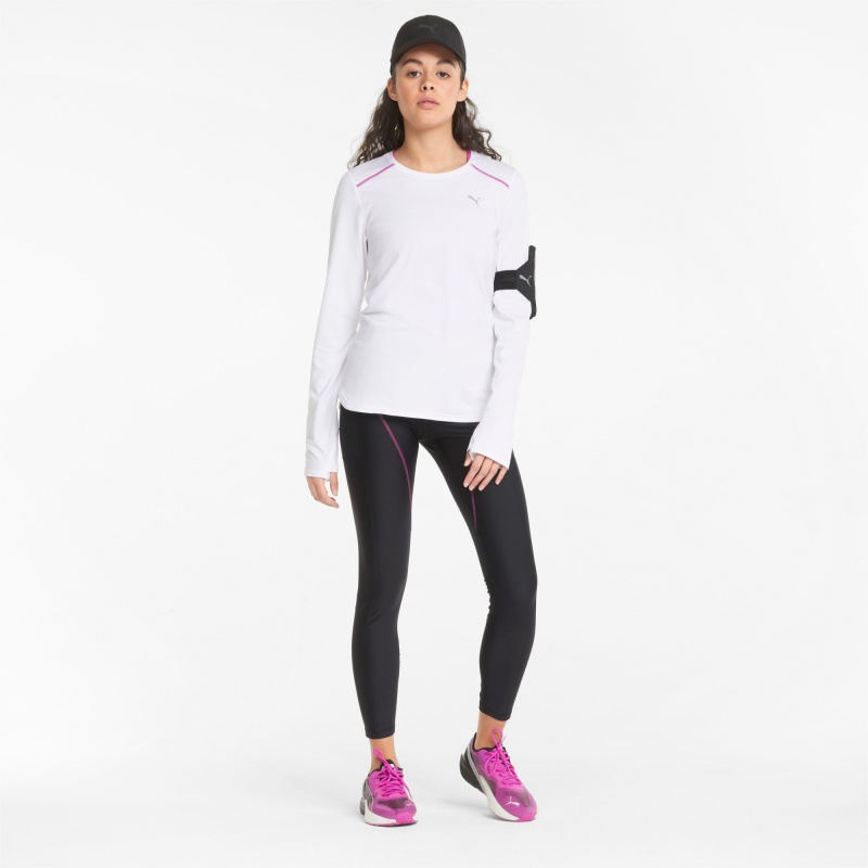 Leggins Puma Marathon High Cintura Full-Length Correr Negros | 47906QXEB