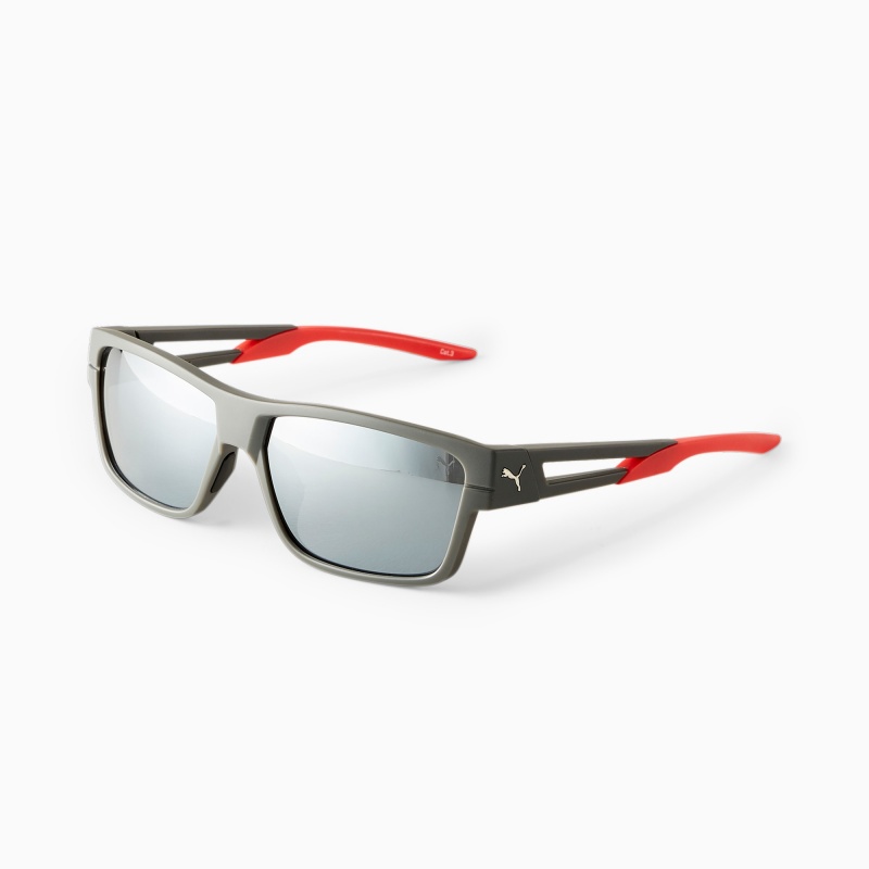 Lentes de Sol Puma PUMA Flash Ride Grises | 19078ZTCW