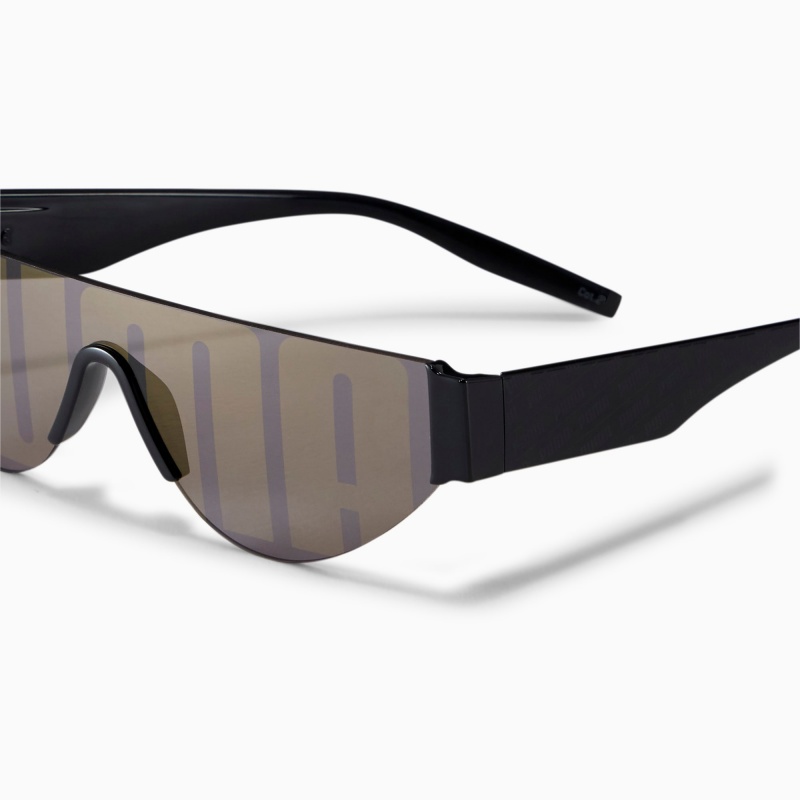 Lentes de Sol Puma Shine Bright Negros Negros Dorados | 27609RZXF