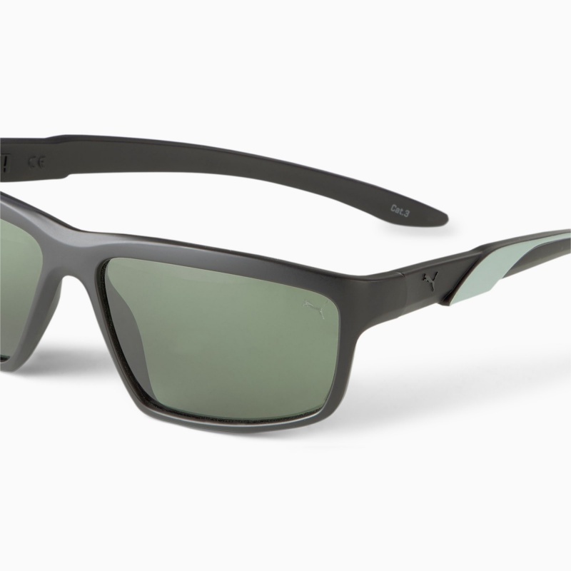 Lentes de Sol Puma Spark Negros Negros Verdes | 98236WFRH