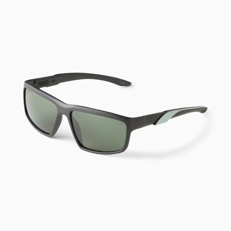Lentes de Sol Puma Spark Negros Negros Verdes | 98236WFRH