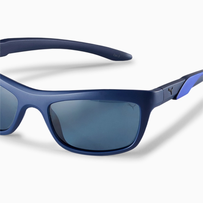 Lentes de Sol Puma Wick Azules Azules Azules | 57689QYDK