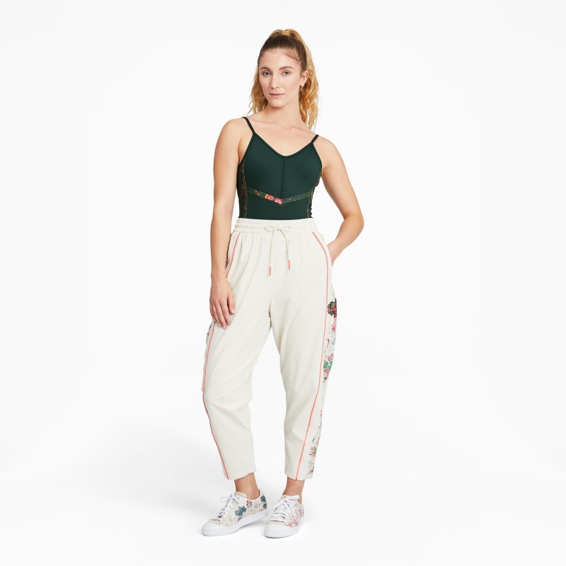 Leotard Puma PUMA x LIBERTY Forever Luxe Entrenamiento Verdes | 59846SUIO