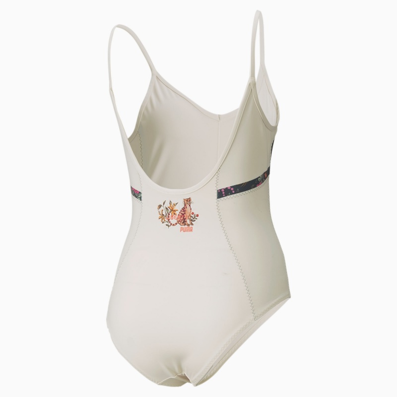 Leotard Puma PUMA x LIBERTY Forever Luxe Entrenamiento Birch | 30598FPRK