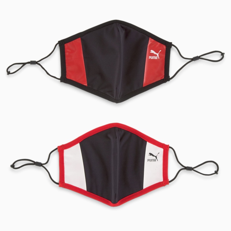Mask Puma PUMA Face Mask (Set of 2) Negros | 51826EFWG