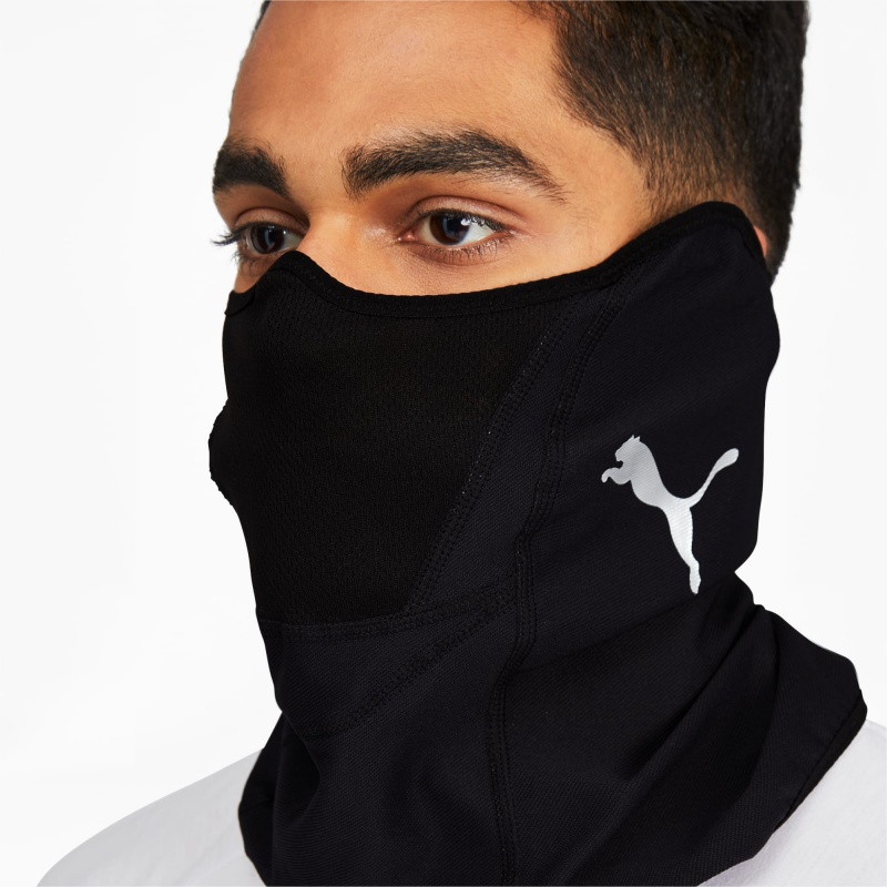 Mask Puma Performance Face Negros Plateados | 08956VPGW