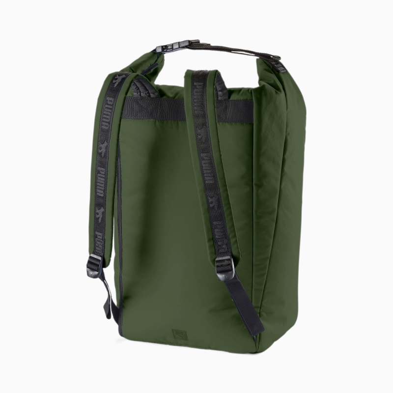 Mochilas Puma PUMA x MAISON KITSUNE Rolltop Verdes | 94073TQZM
