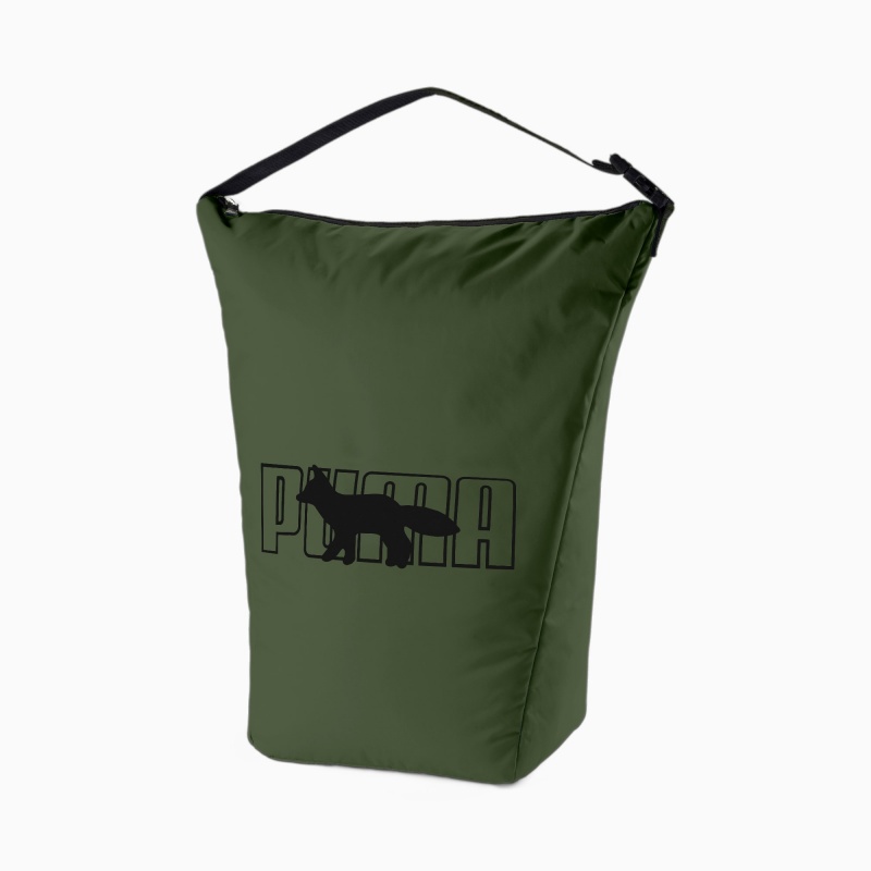 Mochilas Puma PUMA x MAISON KITSUNE Rolltop Verdes | 94073TQZM
