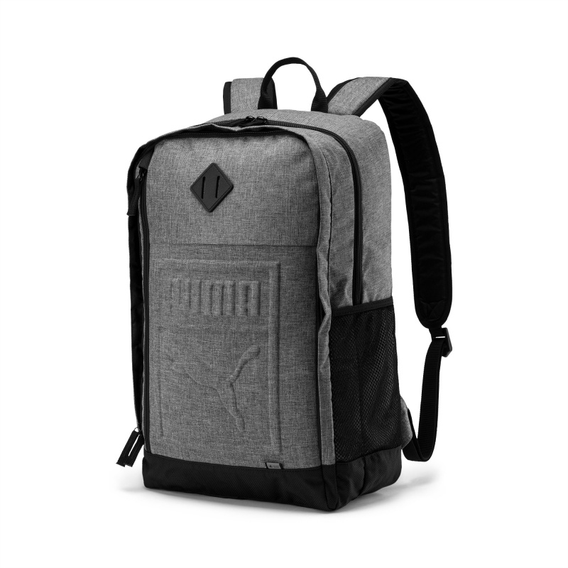 Mochilas Puma Square Medium Gray Heather | 14206PCDM