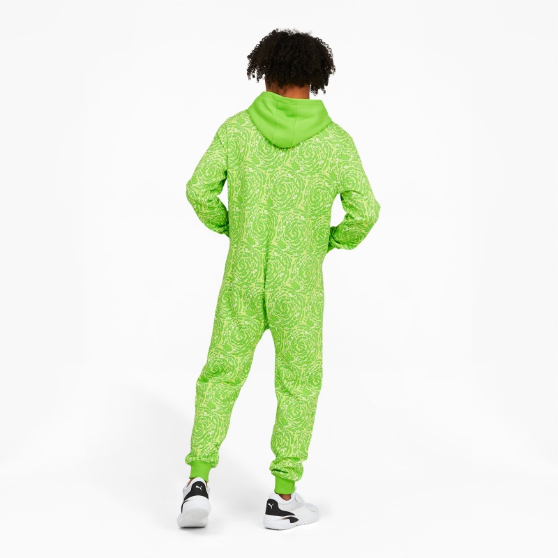 Onesie Puma PUMA x RICK AND MORTY Slime Basketball Verdes | 93614JTCL