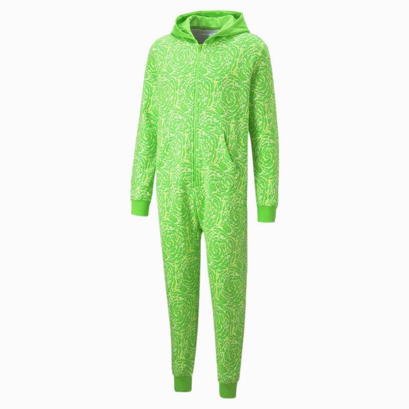 Onesie Puma PUMA x RICK AND MORTY Slime Basketball Verdes | 93614JTCL