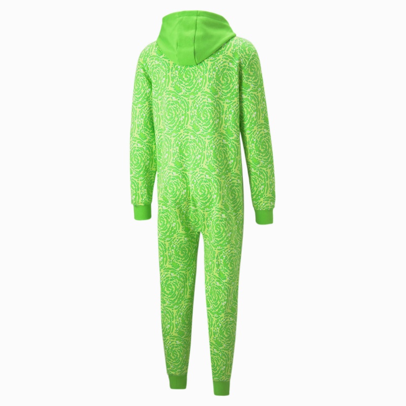 Onesie Puma PUMA x RICK AND MORTY Slime Basketball Verdes | 93614JTCL