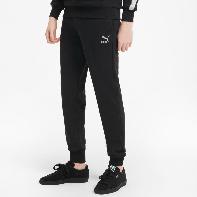 Pantalon Deportivo Puma Classics Cuffed Negros | 57236KUDI