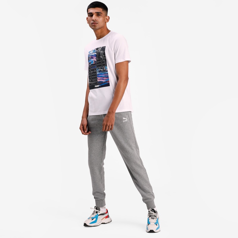 Pantalon Deportivo Puma Classics Cuffed Medium Gray Heather | 78951AXVE