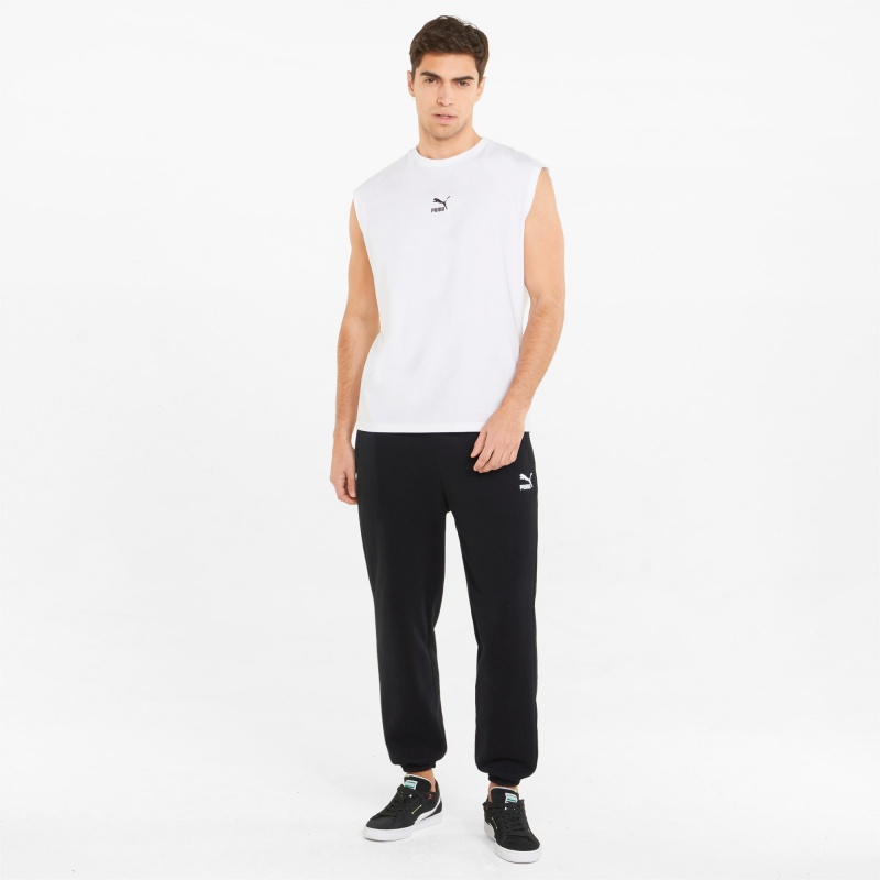 Pantalon Deportivo Puma Classics Relaxed Negros | 62594HUDZ