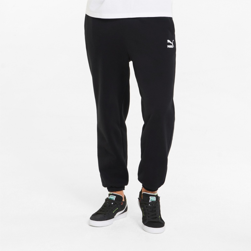 Pantalon Deportivo Puma Classics Relaxed Negros | 62594HUDZ