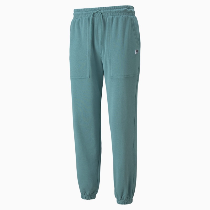Pantalon Deportivo Puma Downtown Azules | 20136PWCV