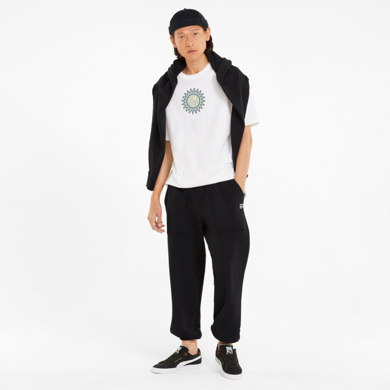 Pantalon Deportivo Puma Downtown Negros | 32465DKGR