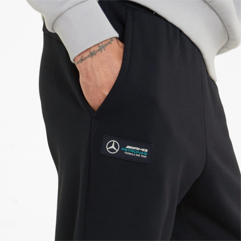 Pantalon Deportivo Puma Mercedes F1 Essentials Negros | 43720XUIF
