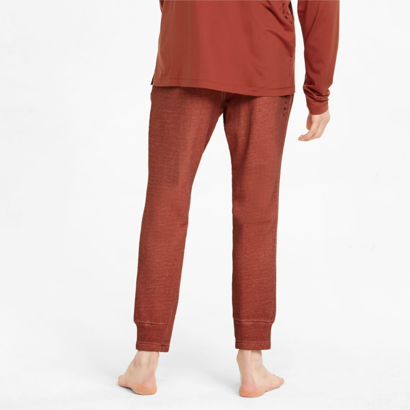 Pantalon Jogger Puma Studio Wash Entrenamiento Chili Oil | 95341VNFP