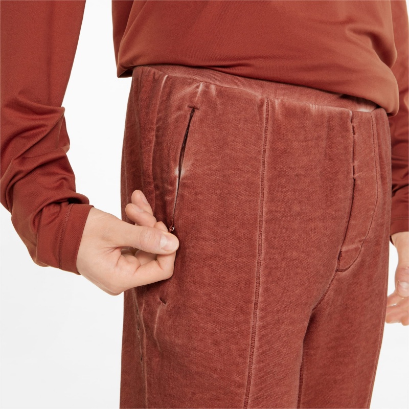 Pantalon Jogger Puma Studio Wash Entrenamiento Chili Oil | 95341VNFP
