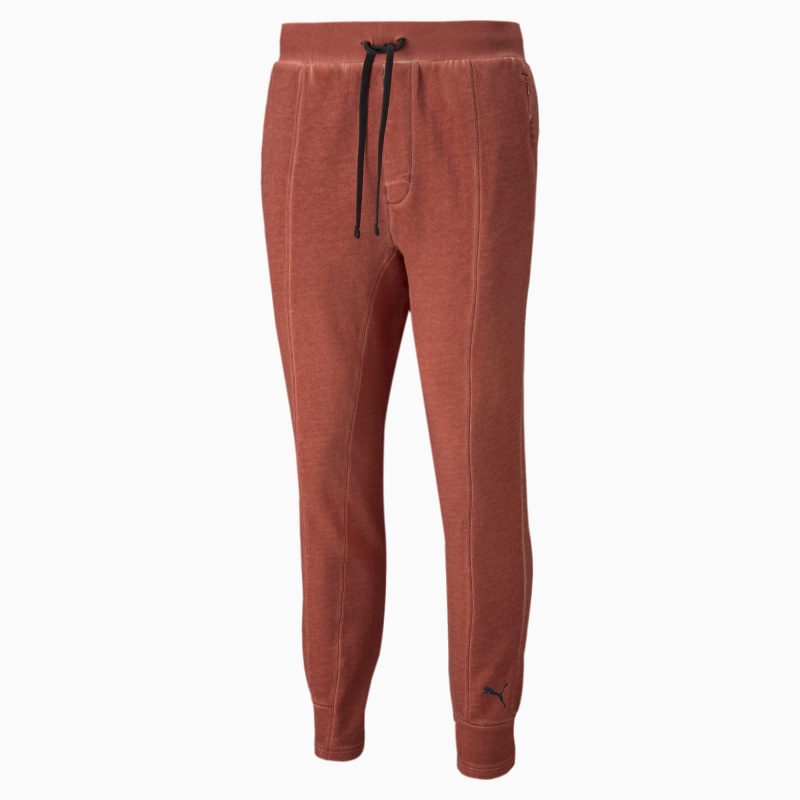 Pantalon Jogger Puma Studio Wash Entrenamiento Chili Oil | 95341VNFP