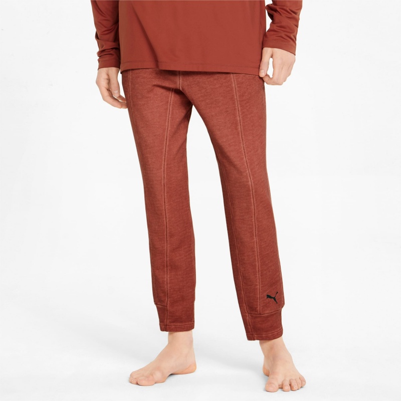 Pantalon Jogger Puma Studio Wash Entrenamiento Chili Oil | 95341VNFP