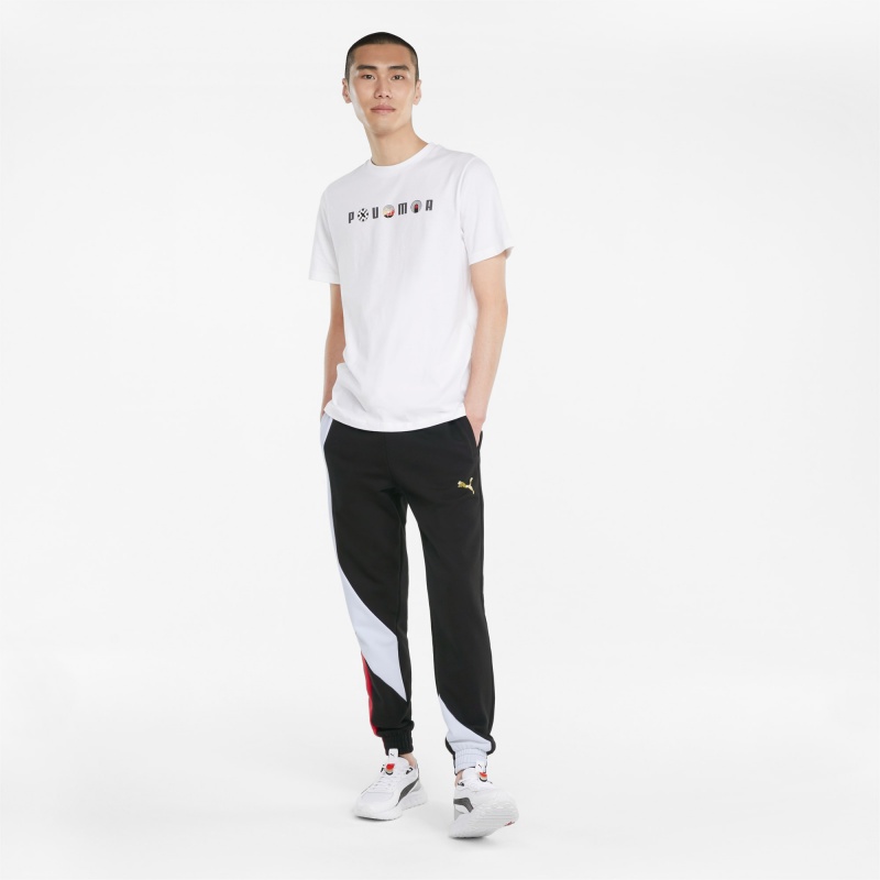 Pantalon Puma AS Entrenamiento Negros | 53694FDLV