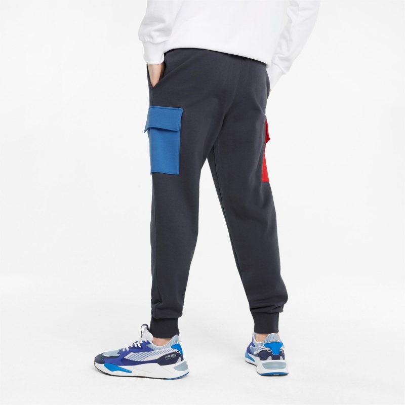 Pantalon Puma CLSX French Terry Cargo Ebony | 46185DQZI
