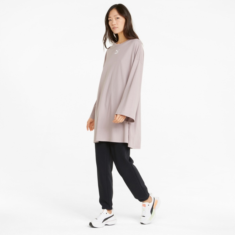 Pantalon Puma Classics Relaxed Negros | 48317QBYS