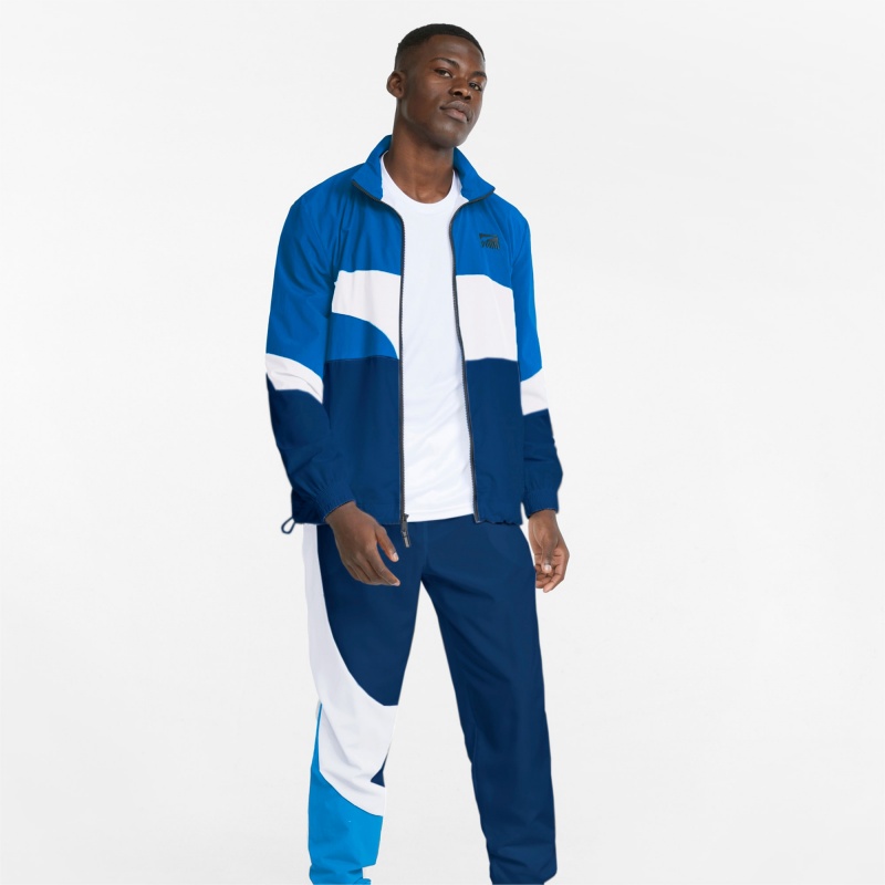 Pantalon Puma Clyde Basketball Blancos | 82435DBOL