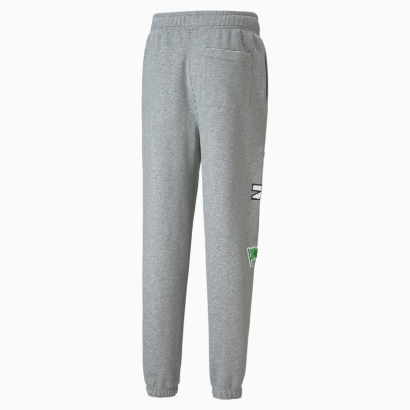 Pantalon Puma Combine Basketball Medium Gray Heather / Medium Gray Heather | 04579JCMH