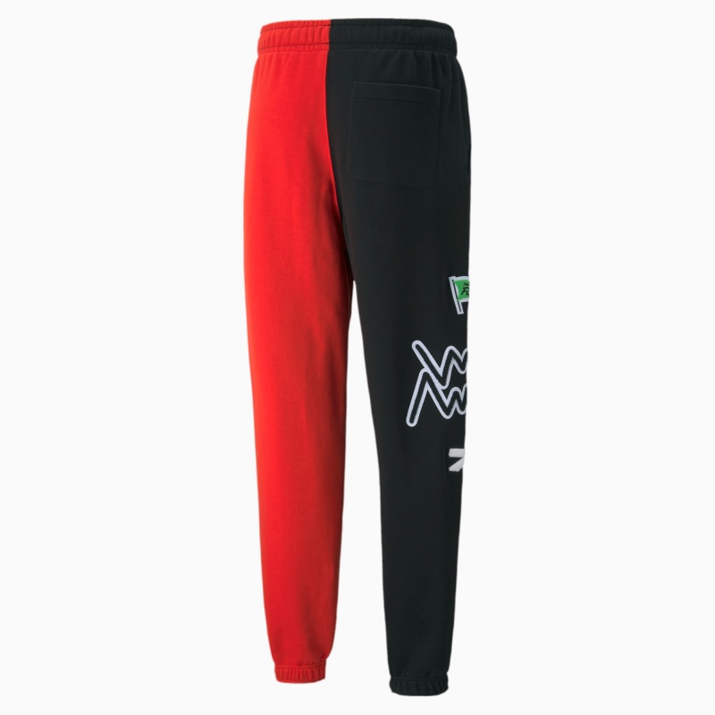 Pantalon Puma Combine Basketball Negros Rojos | 38721NOLB