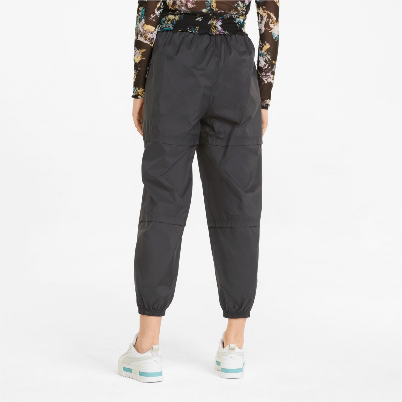 Pantalon Puma Crystal Galaxy Woven Negros | 28196HDIT